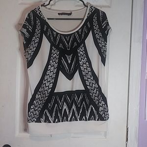 Black and White Shirt